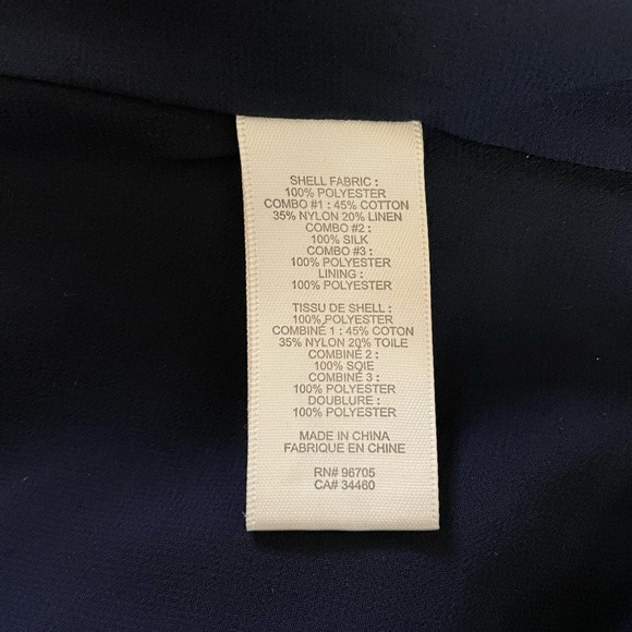 Rebecca Taylor Blue Black Lace Top - Picture 6 of 6